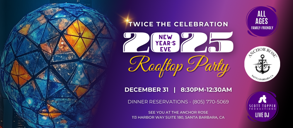 Anchor Rose Rooftop New Year Party With Scott